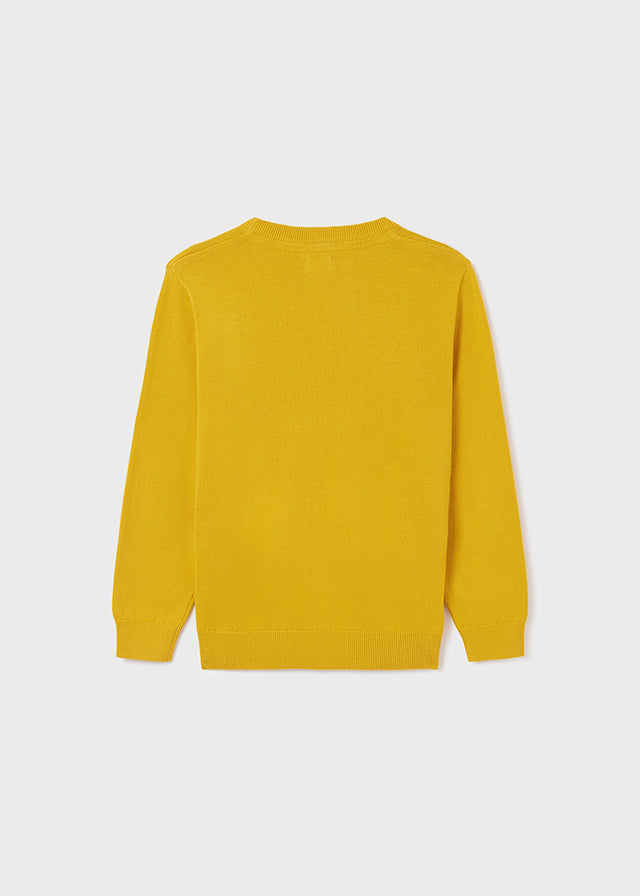 Chompa de hilo amarillo