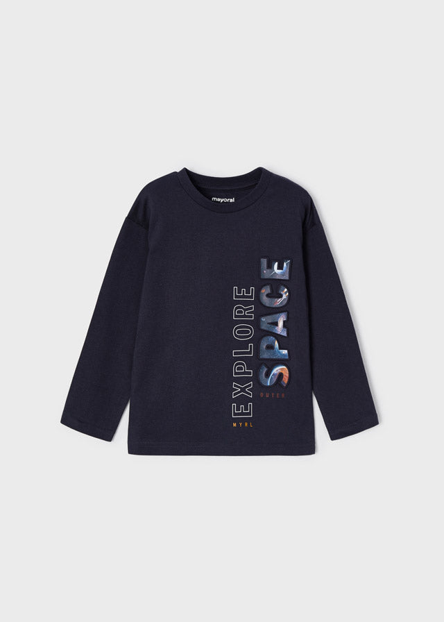 Camiseta M/L embossed