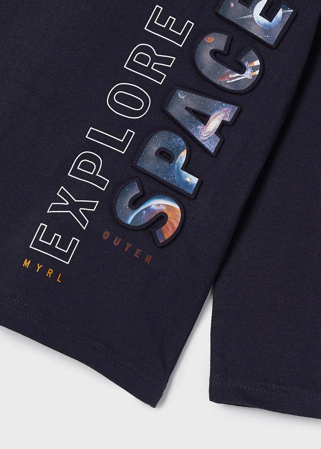 Camiseta M/L embossed