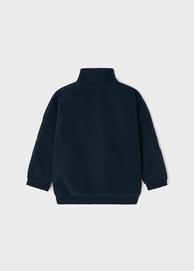 Polera polar azul