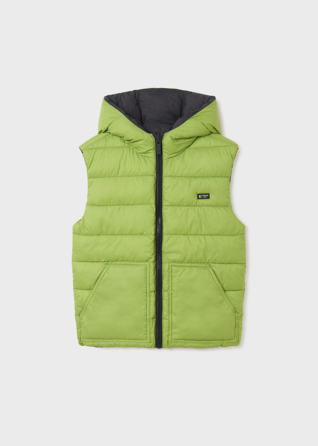 Chaleco reversible verde