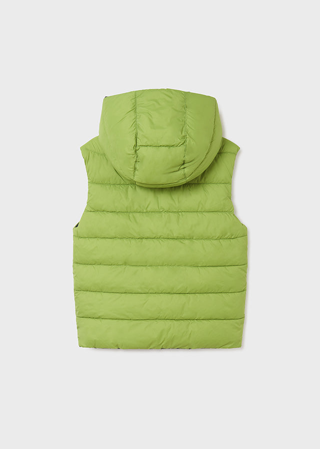 Chaleco reversible verde