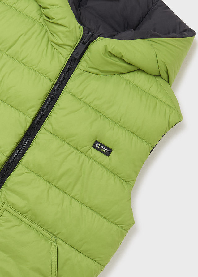 Chaleco reversible verde