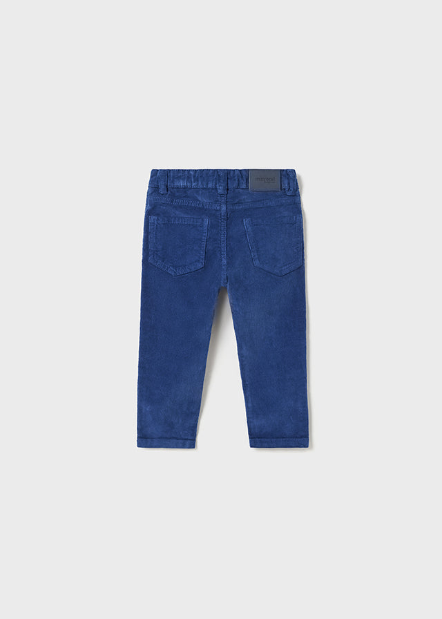 Pantalon pana slim fit basico