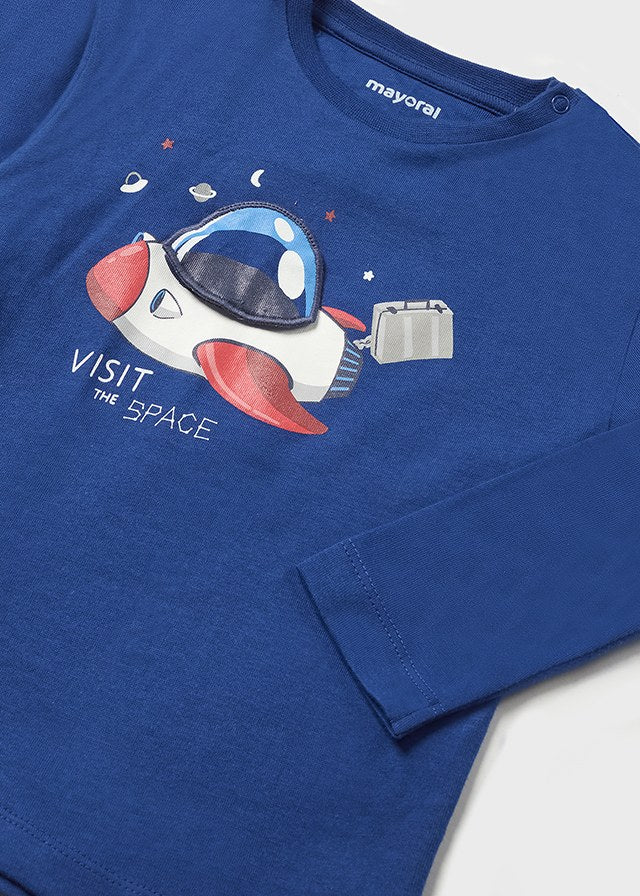 Camiseta m/l play "space"