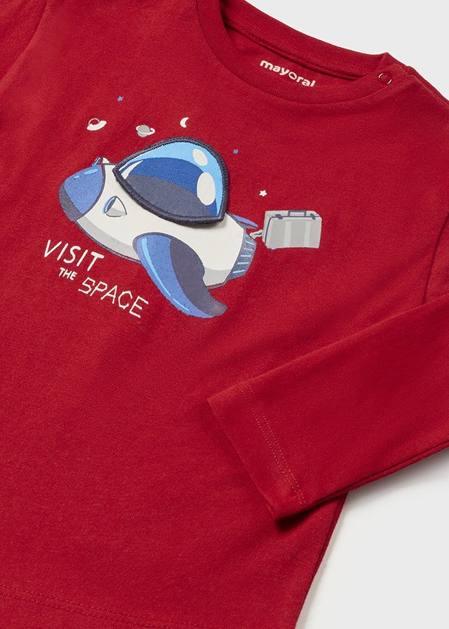 Camiseta m/l play "space"