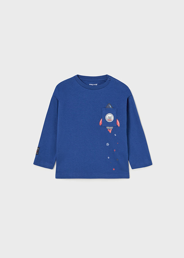 Camiseta M/L bolsillo