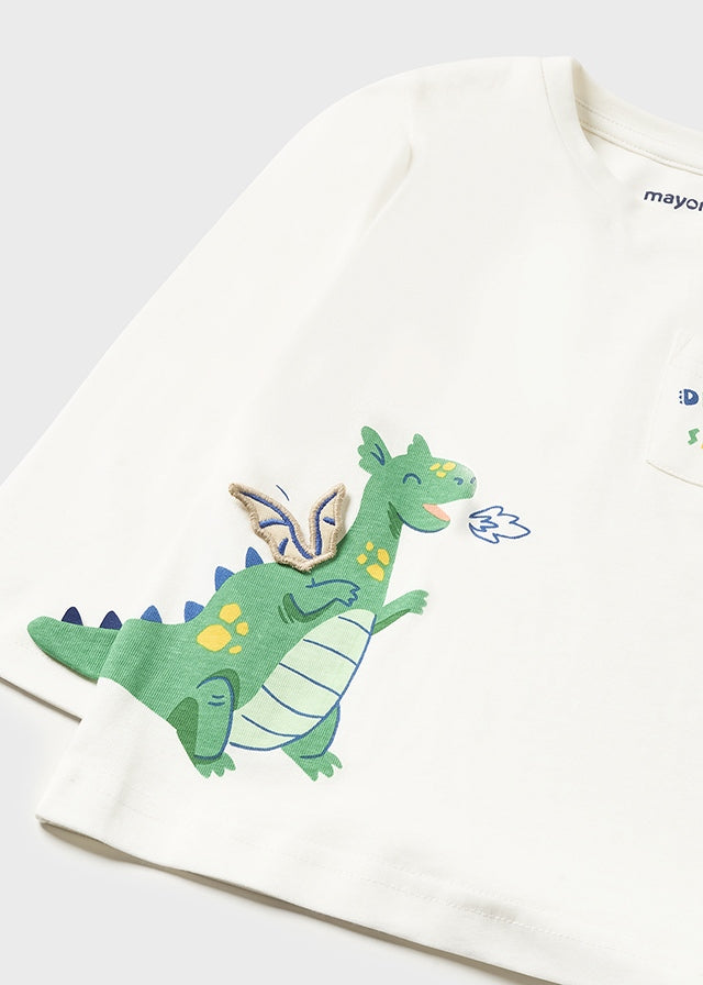 Camiseta m/l play "dragon"
