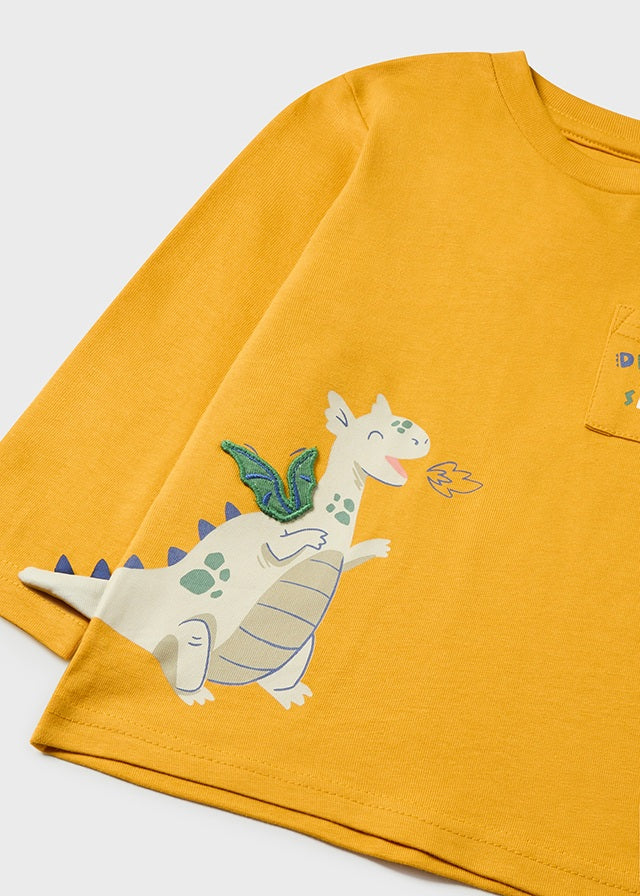 Camiseta m/l play "dragon"