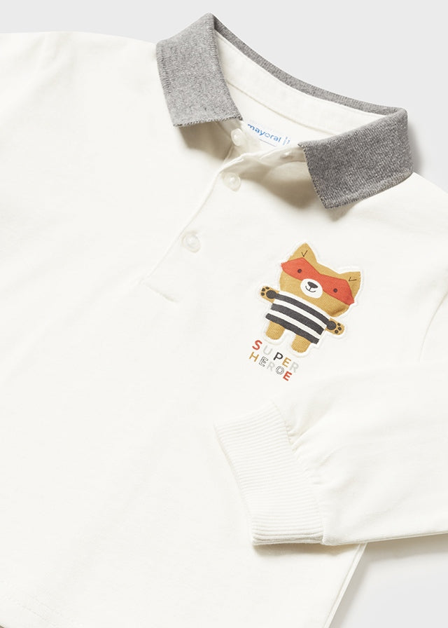 Polo M/l cuello camisero