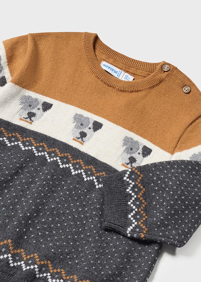 Jersey jacquard posicionado