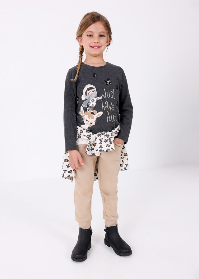 Camiseta M/L estampado