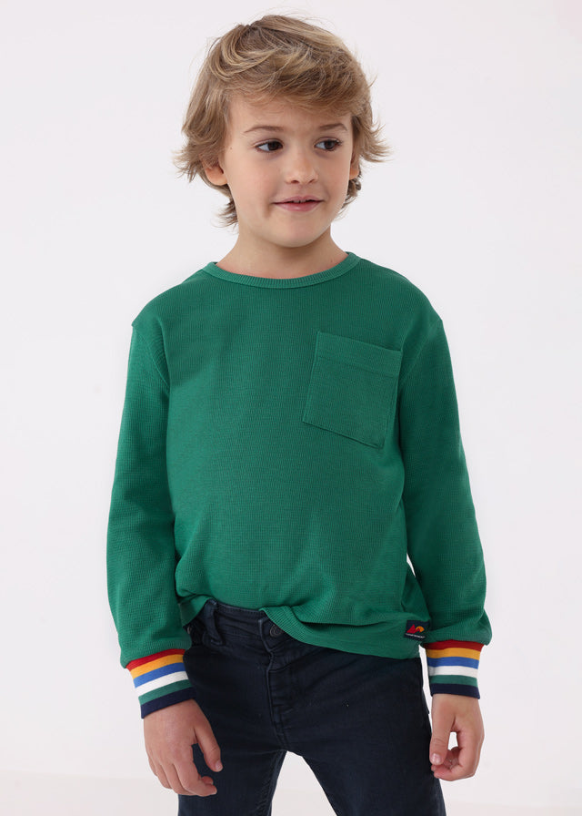 Camiseta M/L punto gofrado