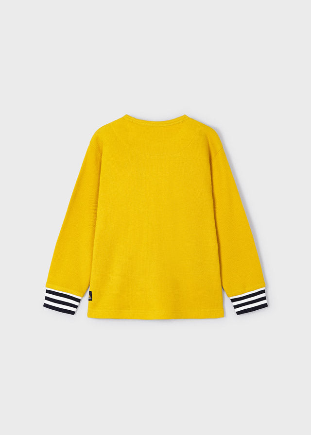 Camiseta m/l punto gofrado
