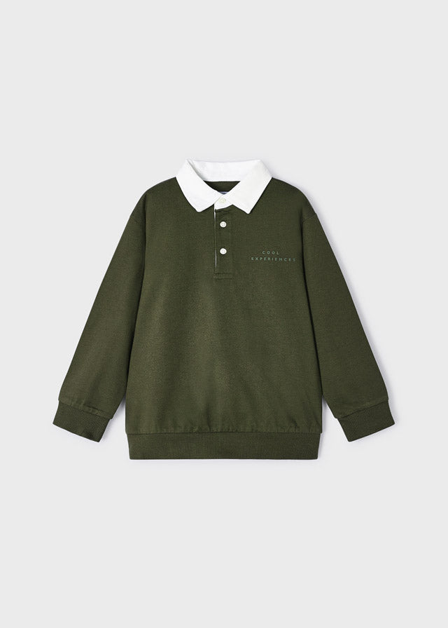 Polo cuello camisero