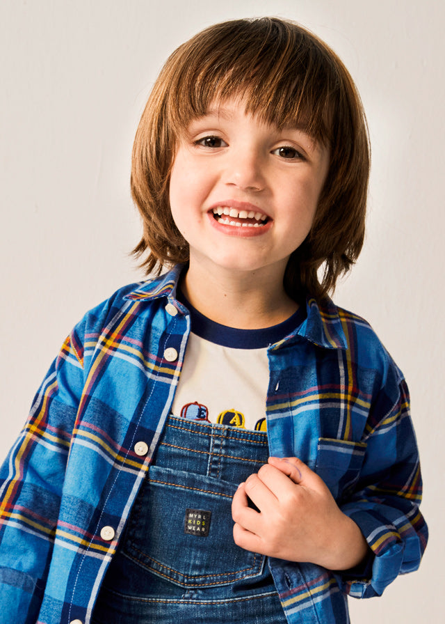 Camisa m/l cuadros