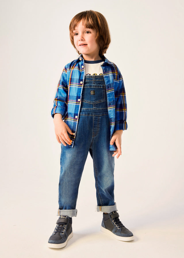 Camisa m/l cuadros