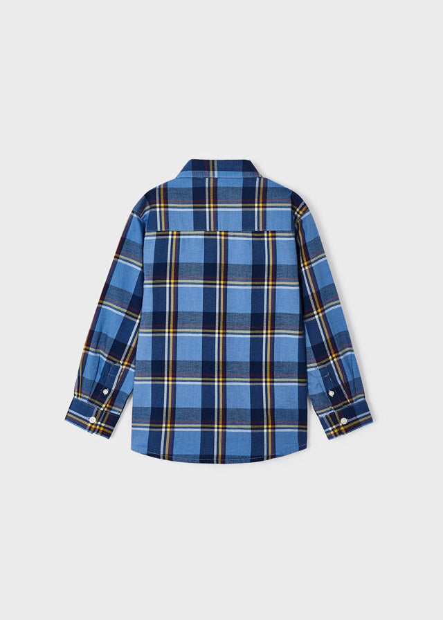 Camisa m/l cuadros