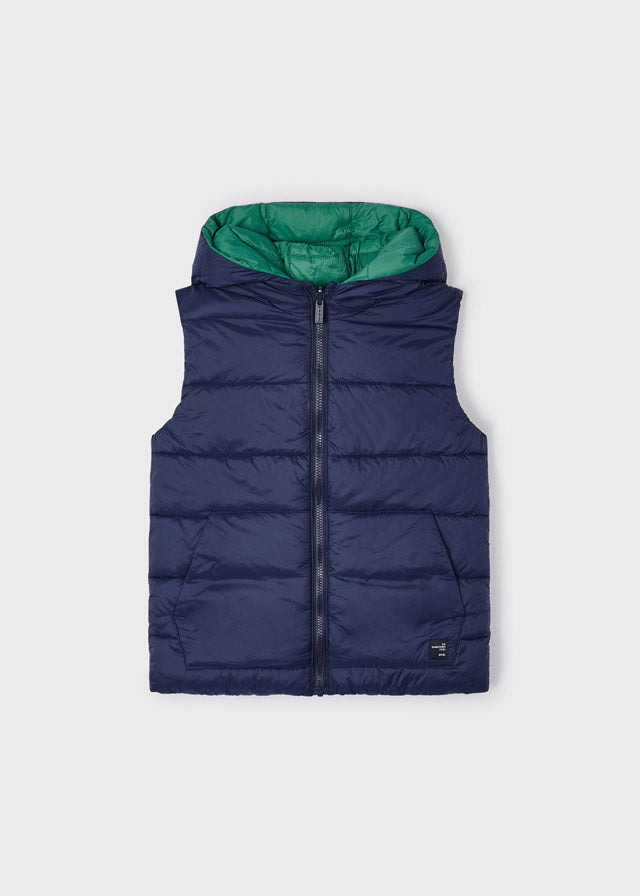 Chaleco reversible verde