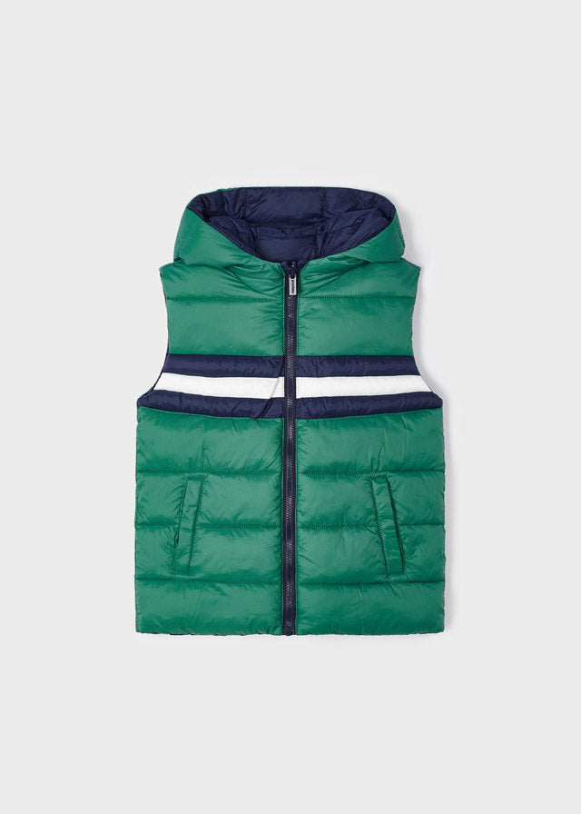 Chaleco reversible verde