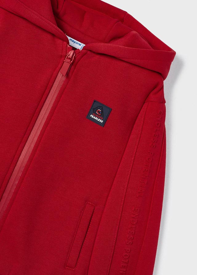 Casaca embossed rojo