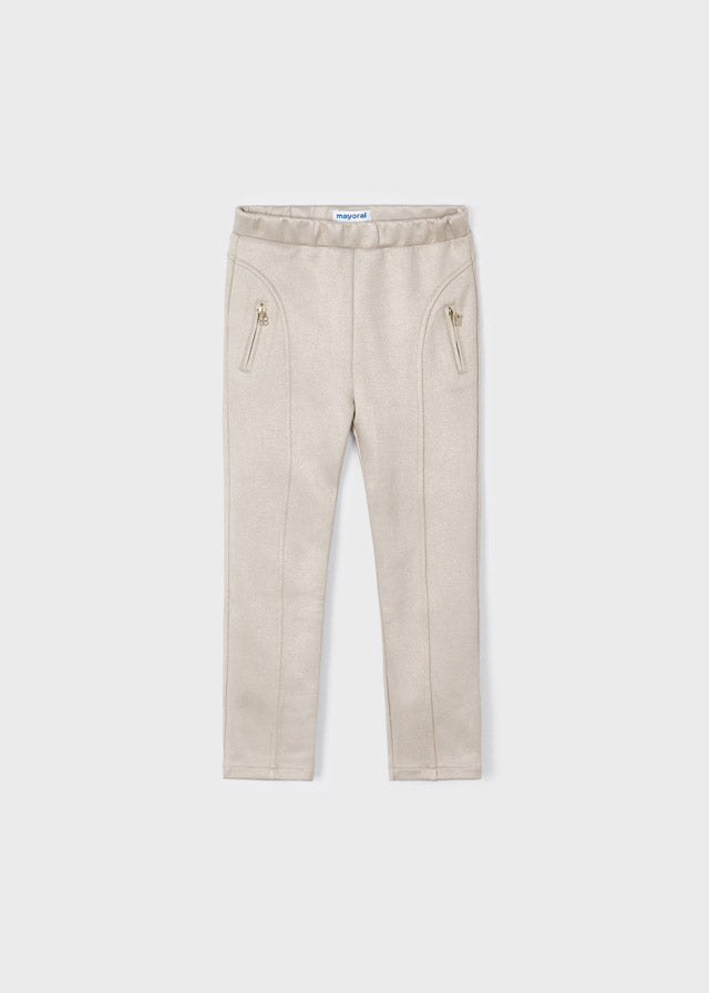 Pantalón largo con brillo