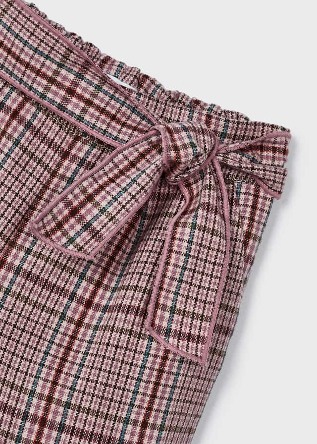 Pantalón largo a cuadros