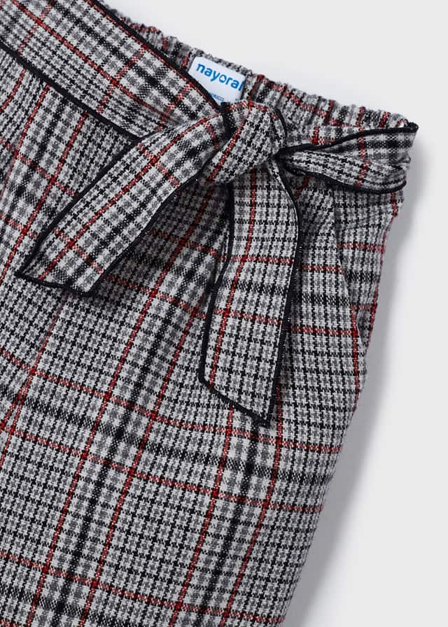 Pantalón largo cuadros