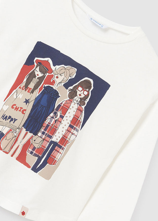 Polo M/L estampada