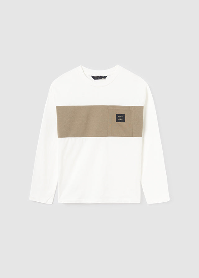 Camiseta M/L contrastes