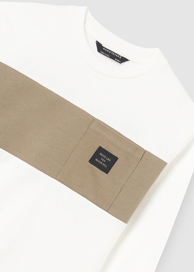 Camiseta M/L contrastes