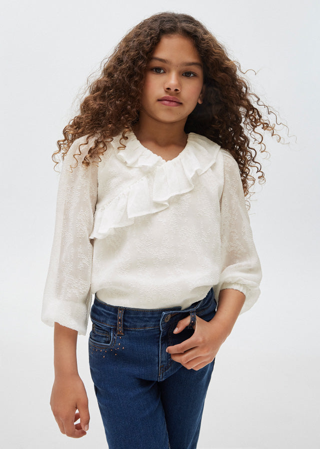 Blusa volantes