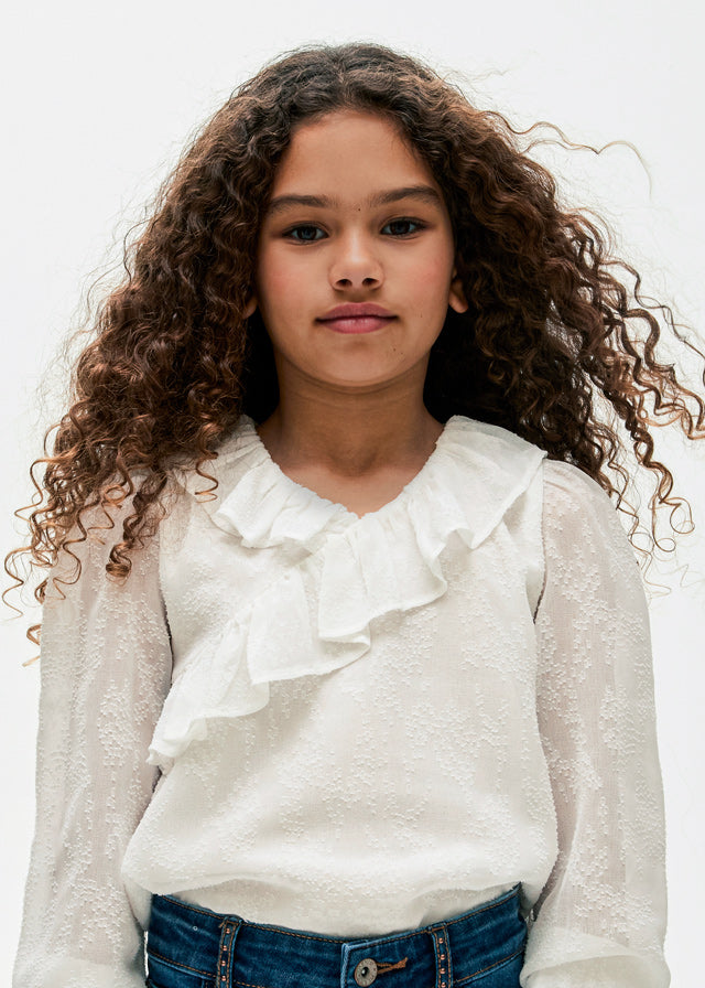 Blusa volantes