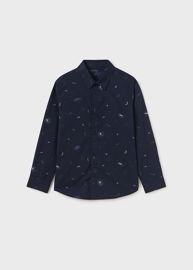 Camisa M/L estampada