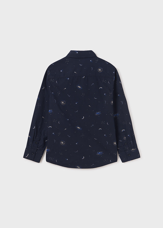 Camisa M/L estampada