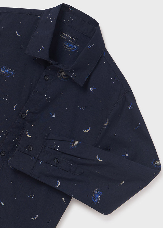 Camisa M/L estampada