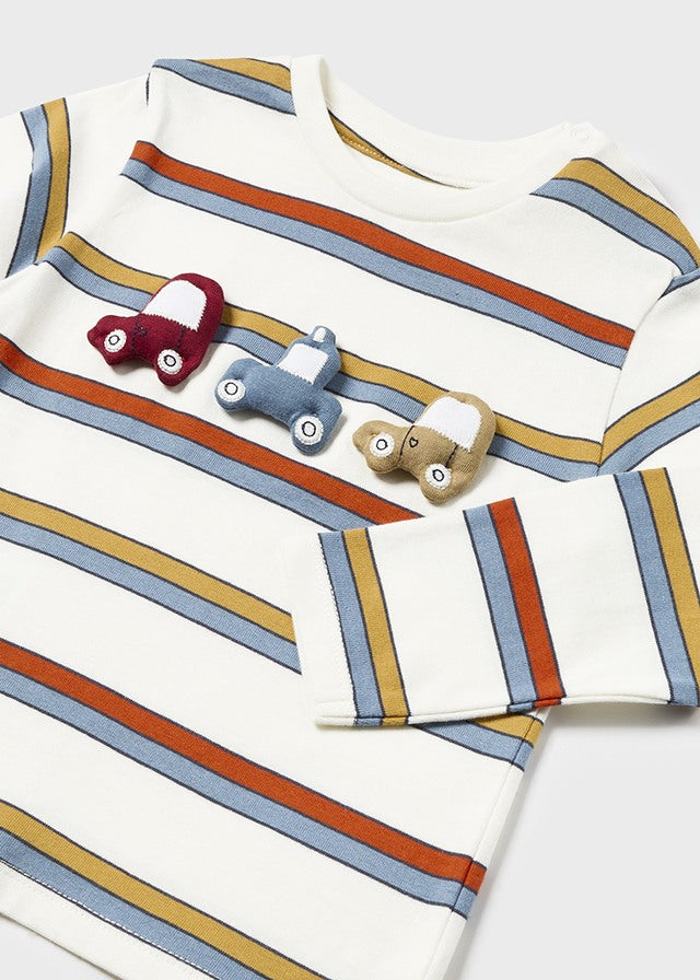 Camiseta m/l rayas