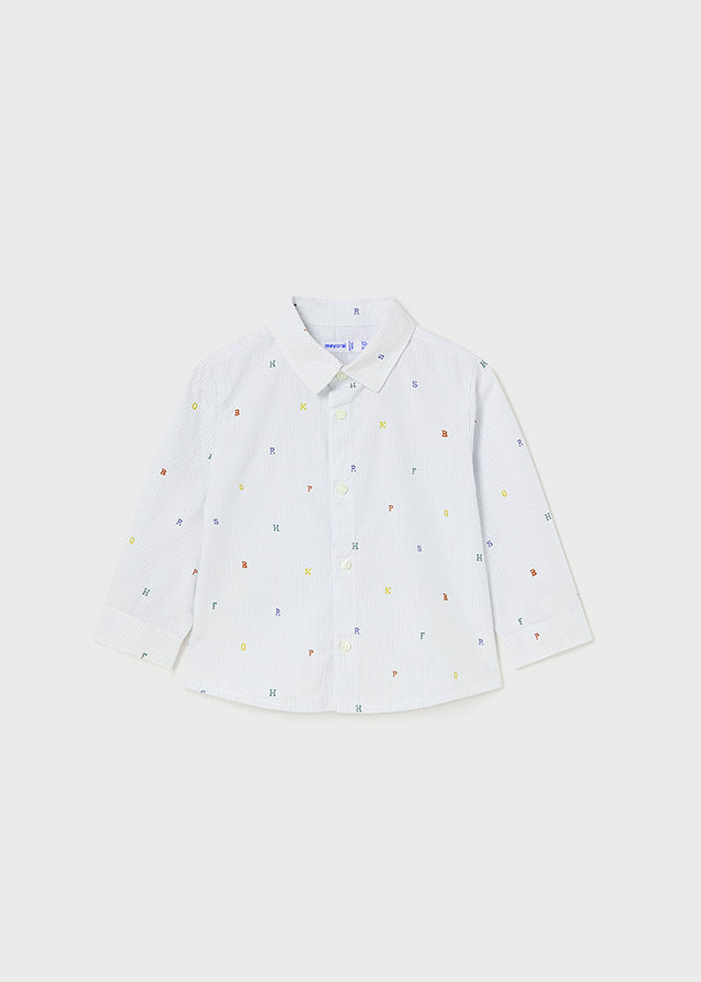 Camisa m/l estampada
