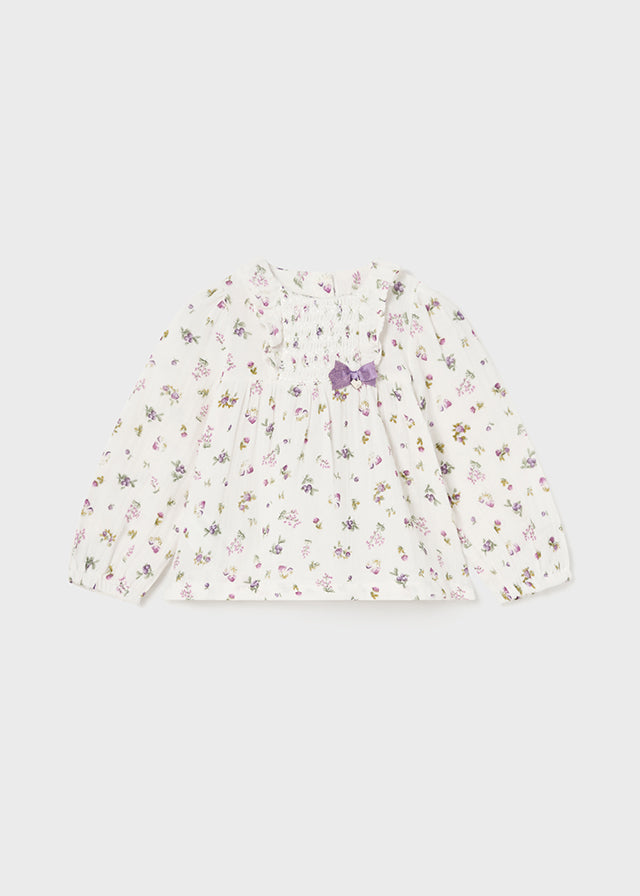 Blusa gasa estampada