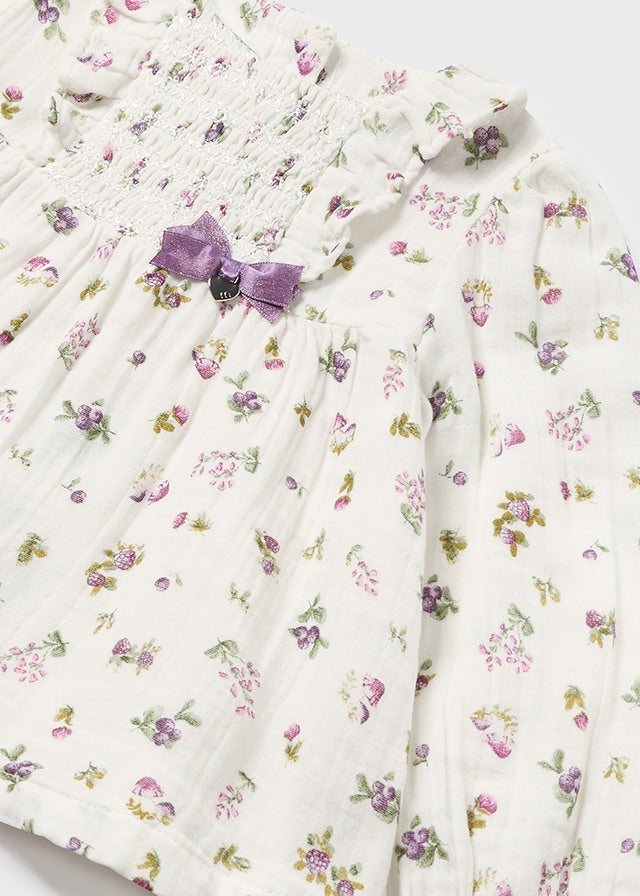 Blusa gasa estampada