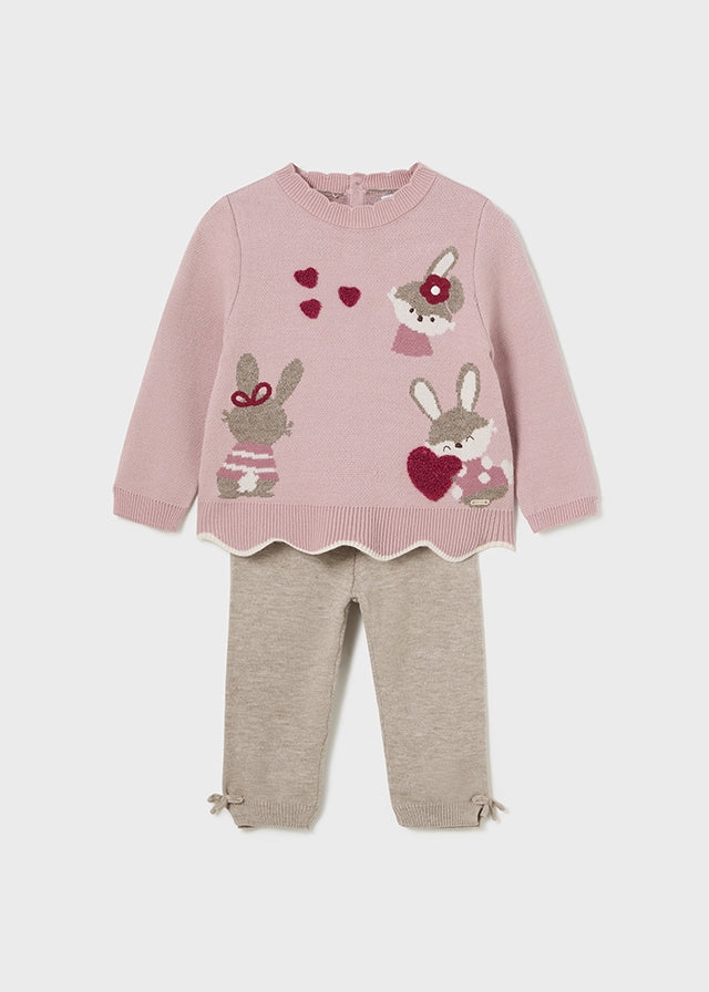 Conj. Tricot pantalon