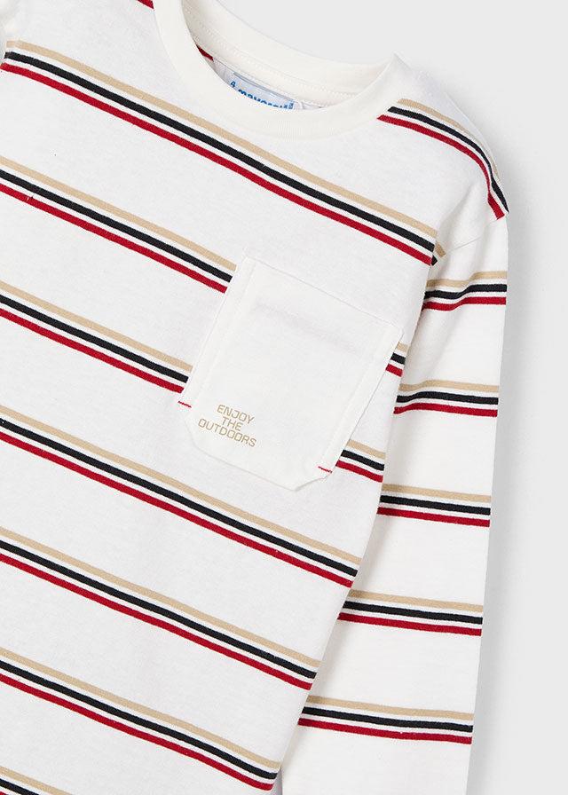 Set camisetas m/l rayas/liso