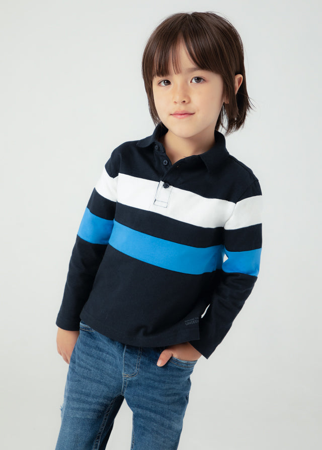 Polo m/l color block