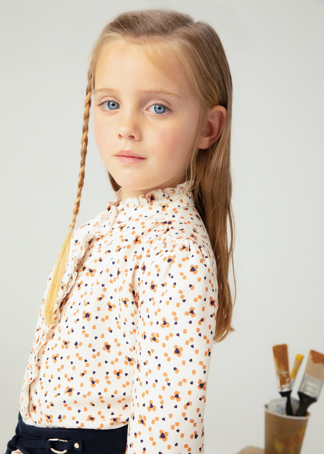 Blusa viella estampada