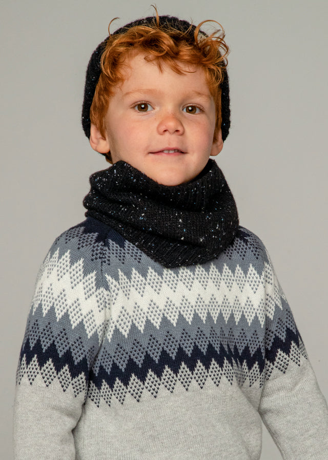 Jersey jacquard posicionado