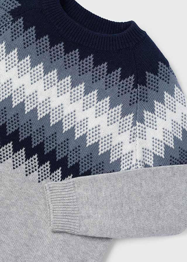 Jersey jacquard posicionado
