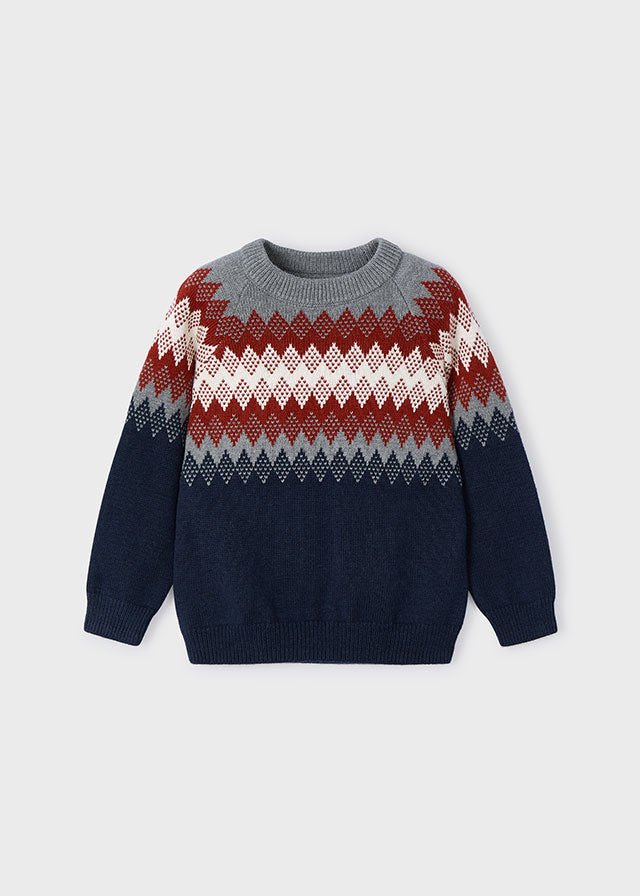 Jersey jacquard posicionado