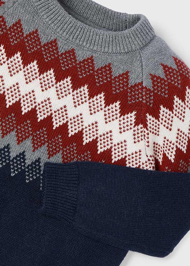 Jersey jacquard posicionado