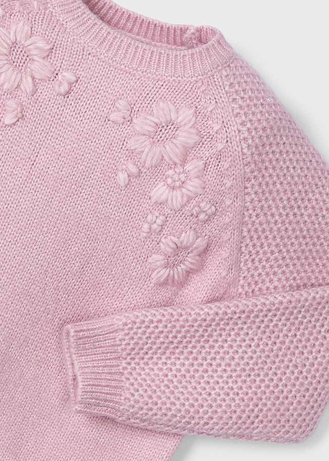 Jersey flores bordadas