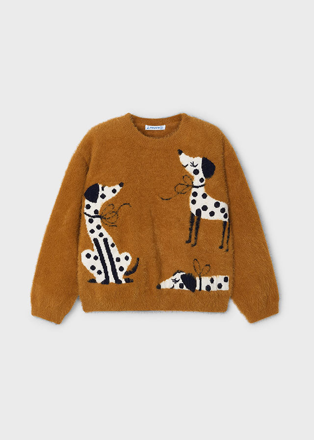 Jersey intarsia perritos